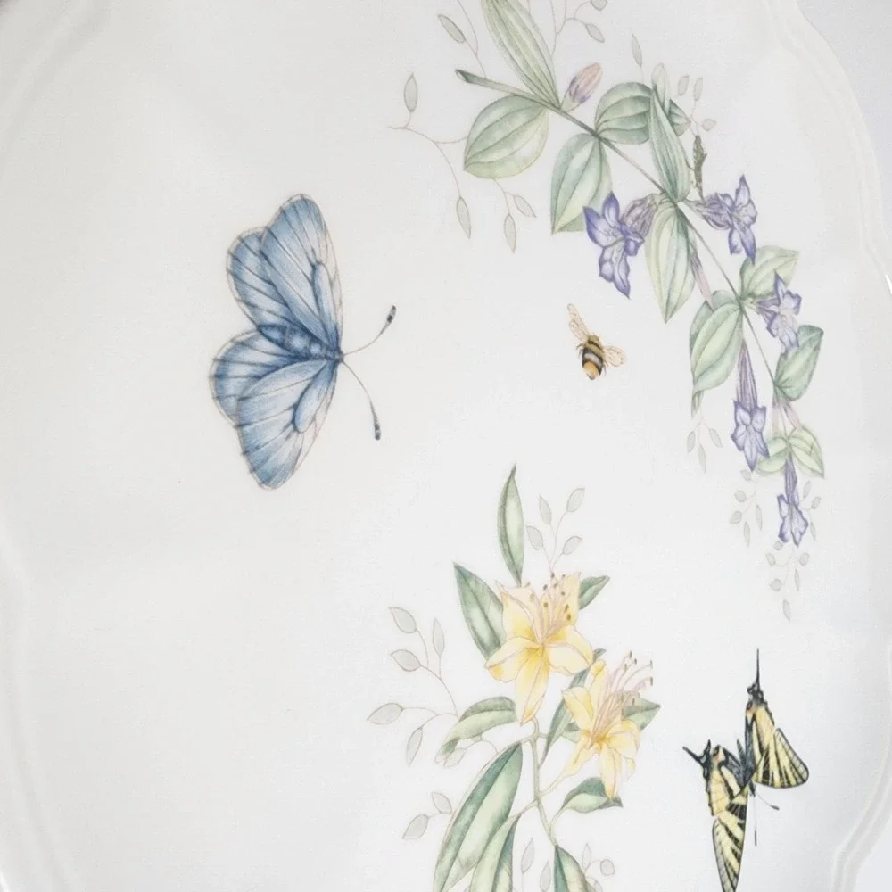 Lenox‎ Butterfly Meadow Swallowtail Plate Laurie De Sante Collection 2 Plates